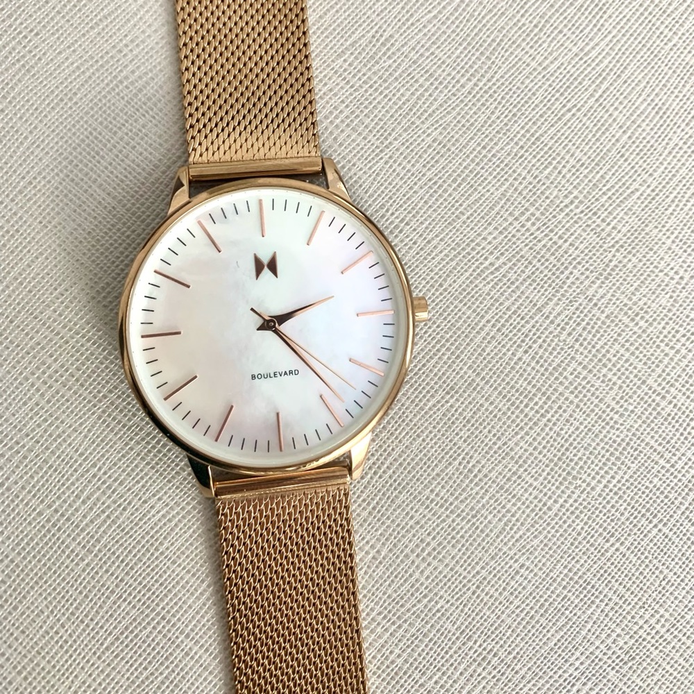Rose Gold Watch (needs battery)